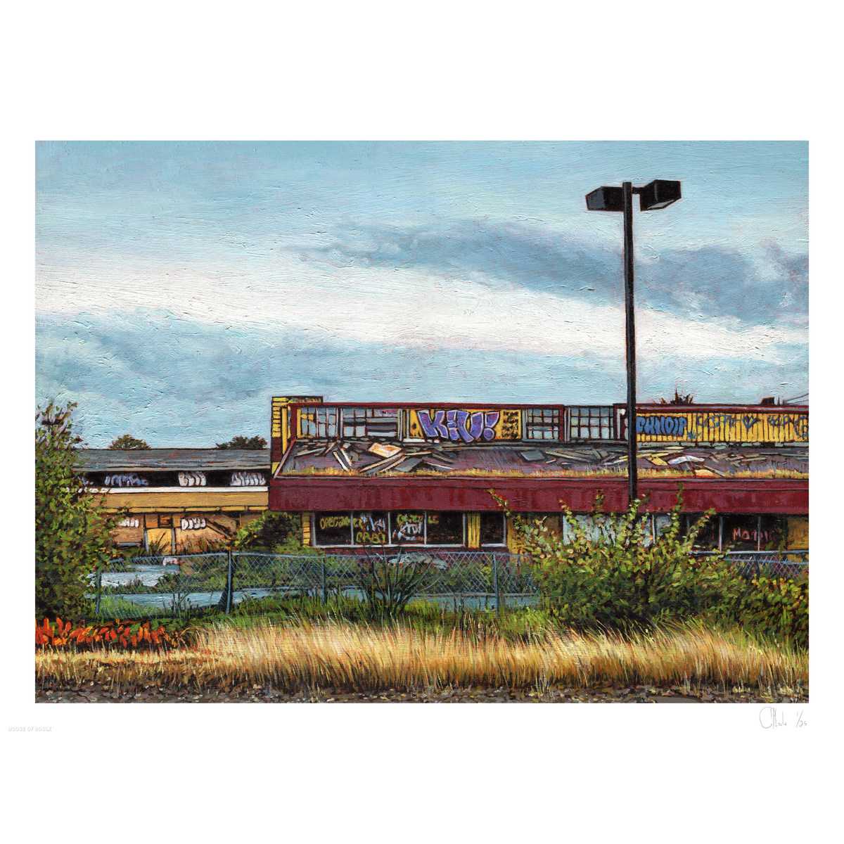 Andrew Houle &quot;WTF is Up Denny&#39;s?!&quot; - Archival Print, Limited Edition of 25 - 18 x 24&quot;