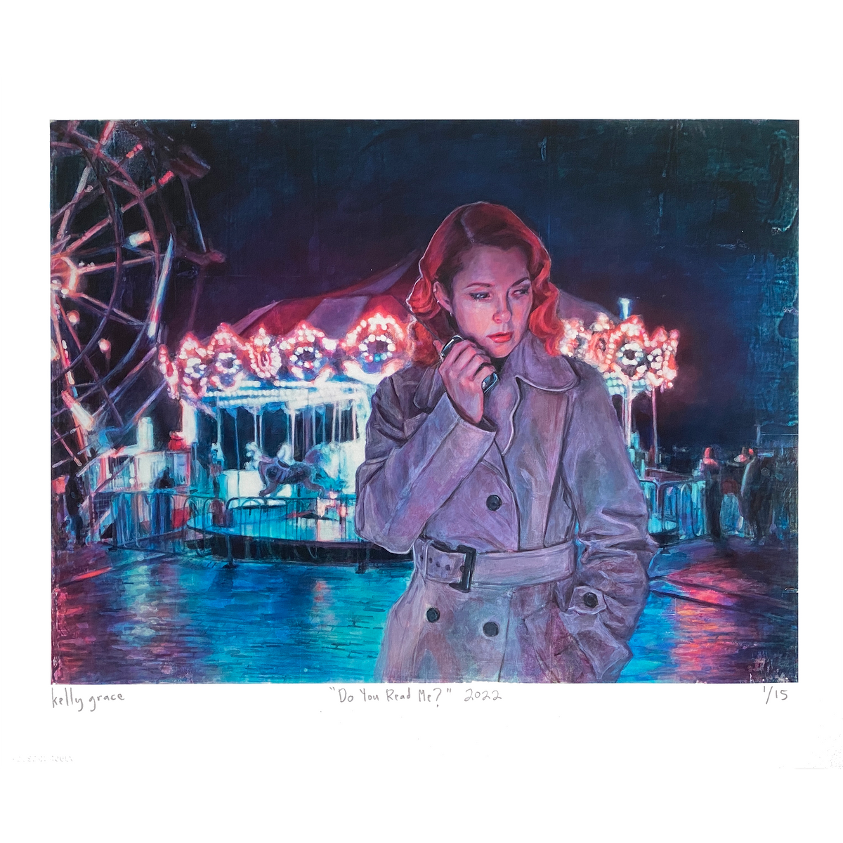 Kelly Grace &quot;Do You Read Me?&quot; - Archival Print, Limited Edition of 15 - 14 x 17&quot;