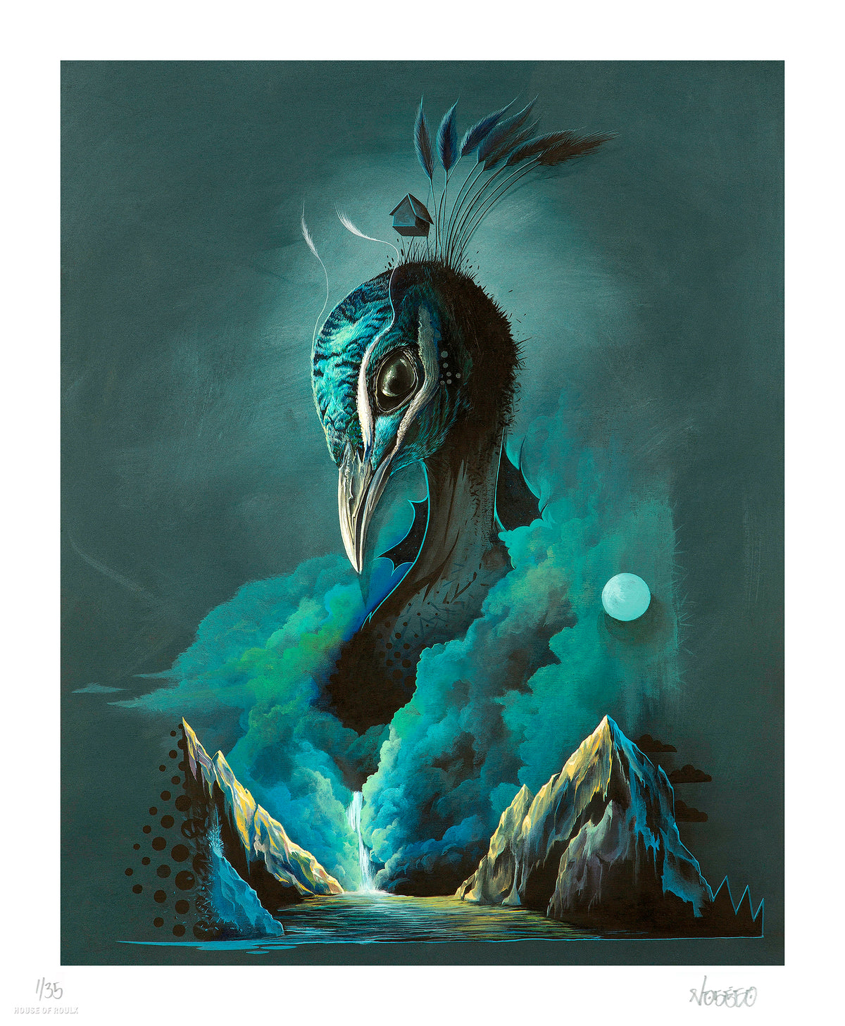 Noségo "Electric Breeze" - Archival Print, Limited Edition of 35 - 14 x 17"