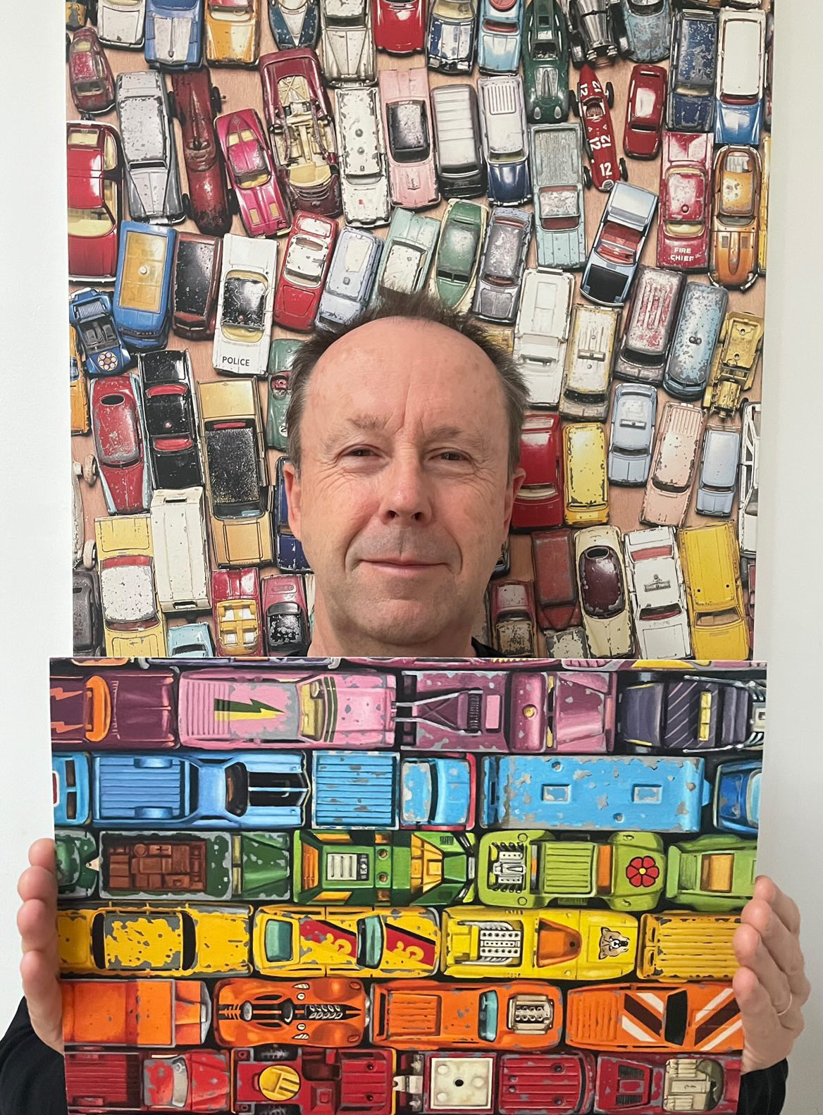 Jeremy Dickinson "Rainbow Parking" - Hand-Embellished Edition of 5 - 10 x 14"