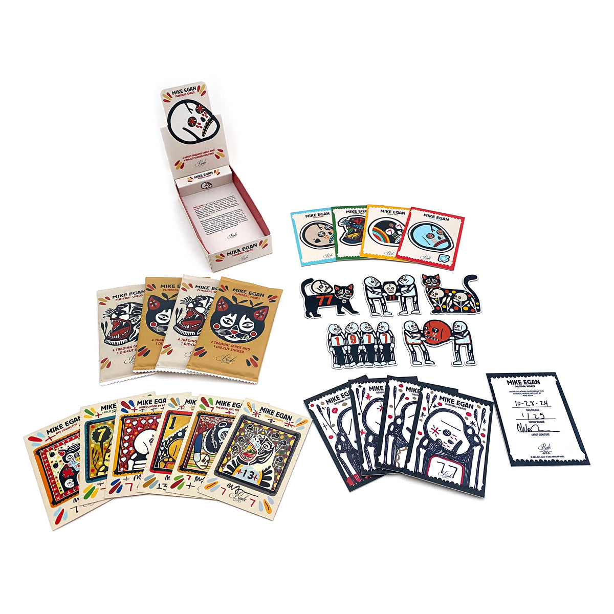 Mike Egan &quot;Funeral Cards&quot; Artist Trading Cards - Factory Sealed Hobby Box