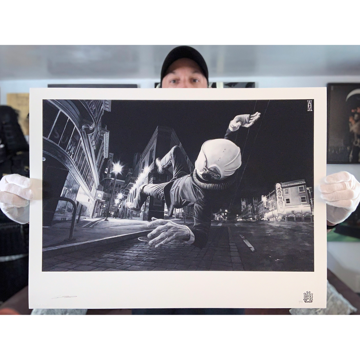 Alec Huxley &quot;Getting Lost (Portal)&quot; - Hand-Embellished Edition of 5 - 18 x 24&quot;