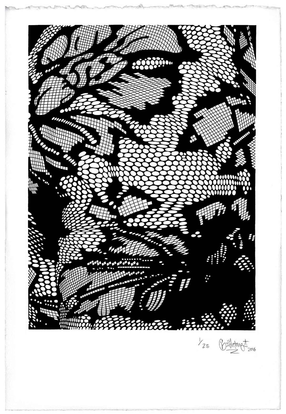 Mike Giant &quot;Tights 3&quot; - Limited Edition, Archival Print - 13 x 19