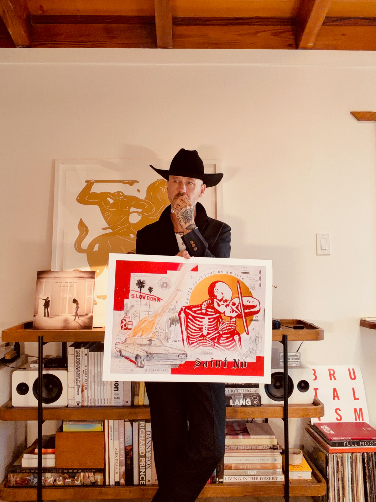 SAINT NO "I Love Your Wild Ways" - Hand-Embellished Edition of 10 - 18 x 24"