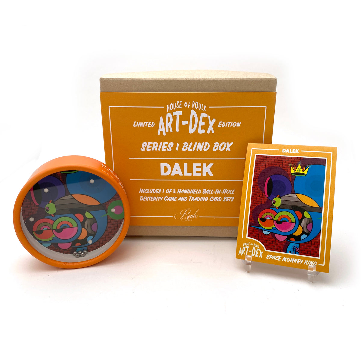 DALEK | ART-DEX DEXTERITY GAME & TRADING CARD BLIND BOX (S1-11 - S1-13)