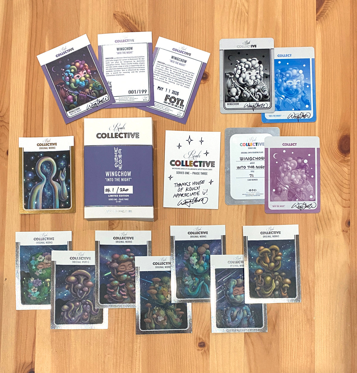 WINGCHOW "INTO THE NIGHT" S1-071 COLLECTIVE Trading Card