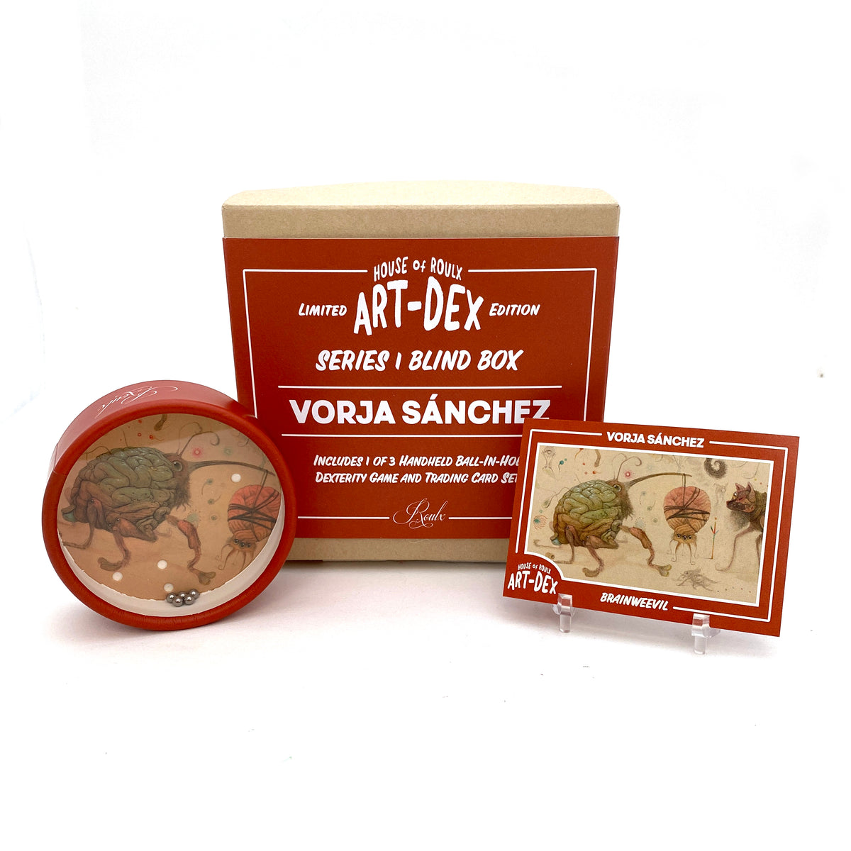 VORJA SÁNCHEZ | ART-DEX DEXTERITY GAME & TRADING CARD BLIND BOX (S1-34 - S1-36)
