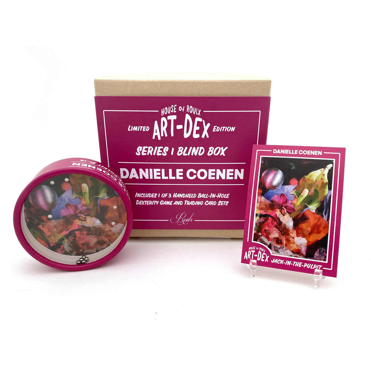 DANIELLE COENEN | ART-DEX DEXTERITY GAME & TRADING CARD BLIND BOX (S1-16 - S1-18)