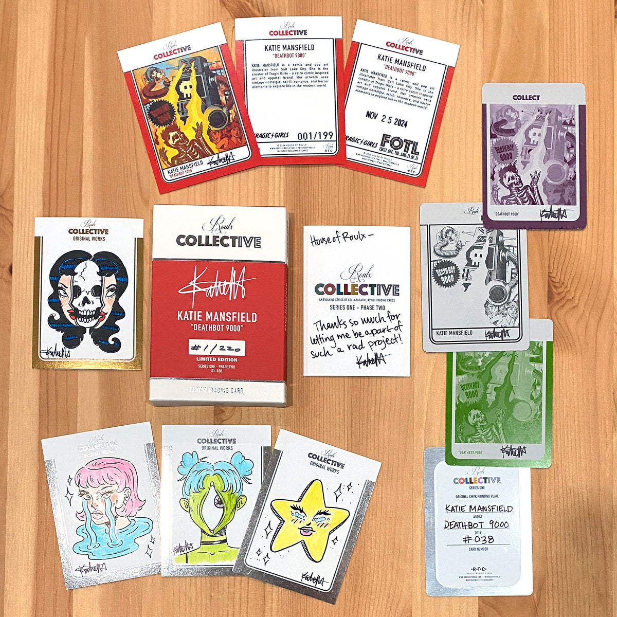 Katie Mansfield &quot;DeathBot 9000&quot; S1-038 COLLECTIVE Trading Card