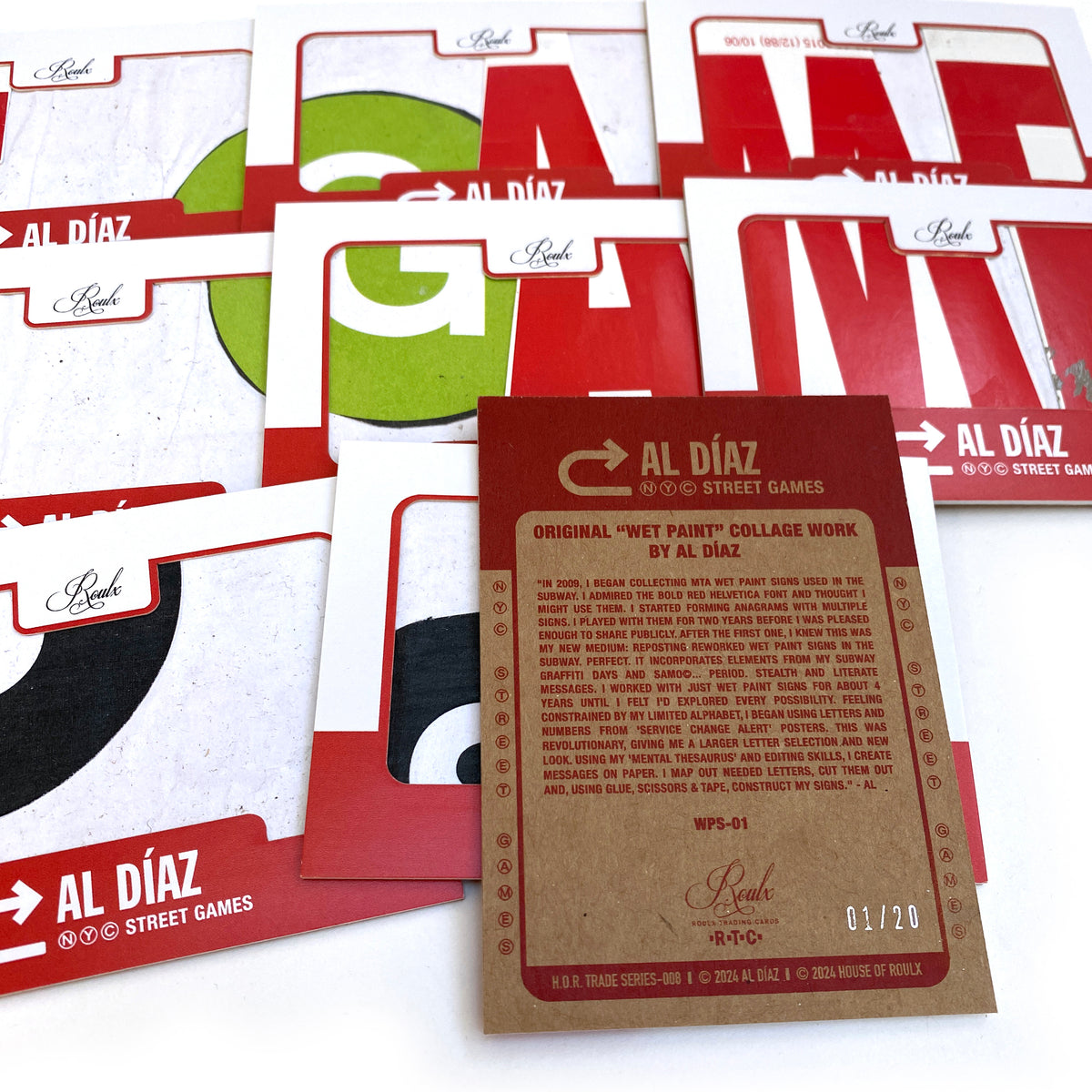 Al Diaz &quot;NYC STREET GAMES&quot; Artist Trading Cards Pack (4 Base Cards + 1 Sticker)
