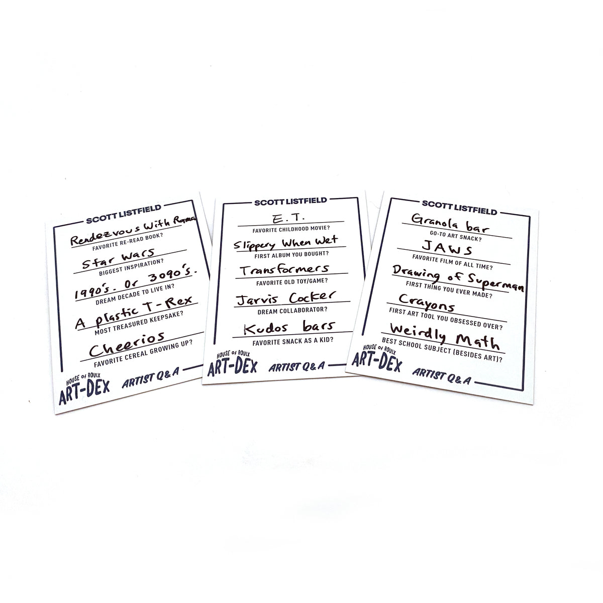SCOTT LISTFIELD | ART-DEX DEXTERITY GAME & TRADING CARD BLIND BOX (S1-07 - S1-09)