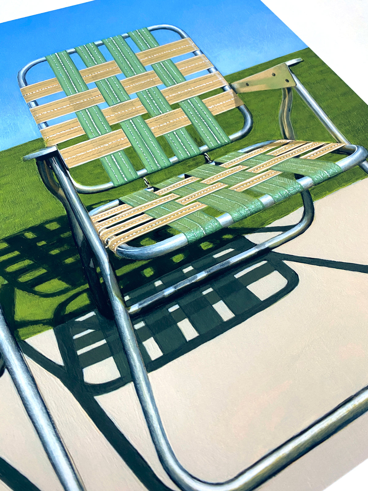Leah Giberson "Field Chairs" - Hand-Embellished Edition of 5 - 16 x 20"