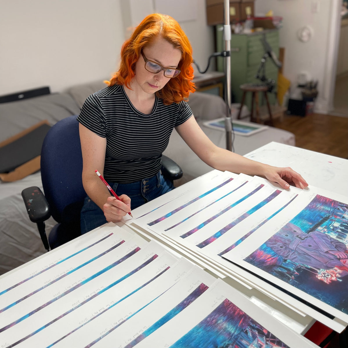 Kelly Grace &quot;Do You Read Me?&quot; - Archival Print, Limited Edition of 15 - 14 x 17&quot;