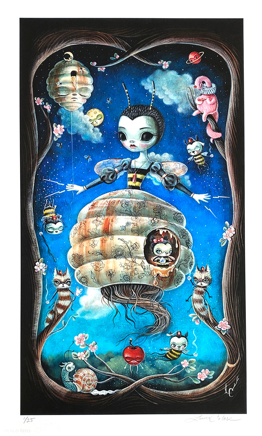 Laura Colors &quot;Honey and Tea&quot; - Archival Print, Limited Edition of 25 - 12 x 20&quot;