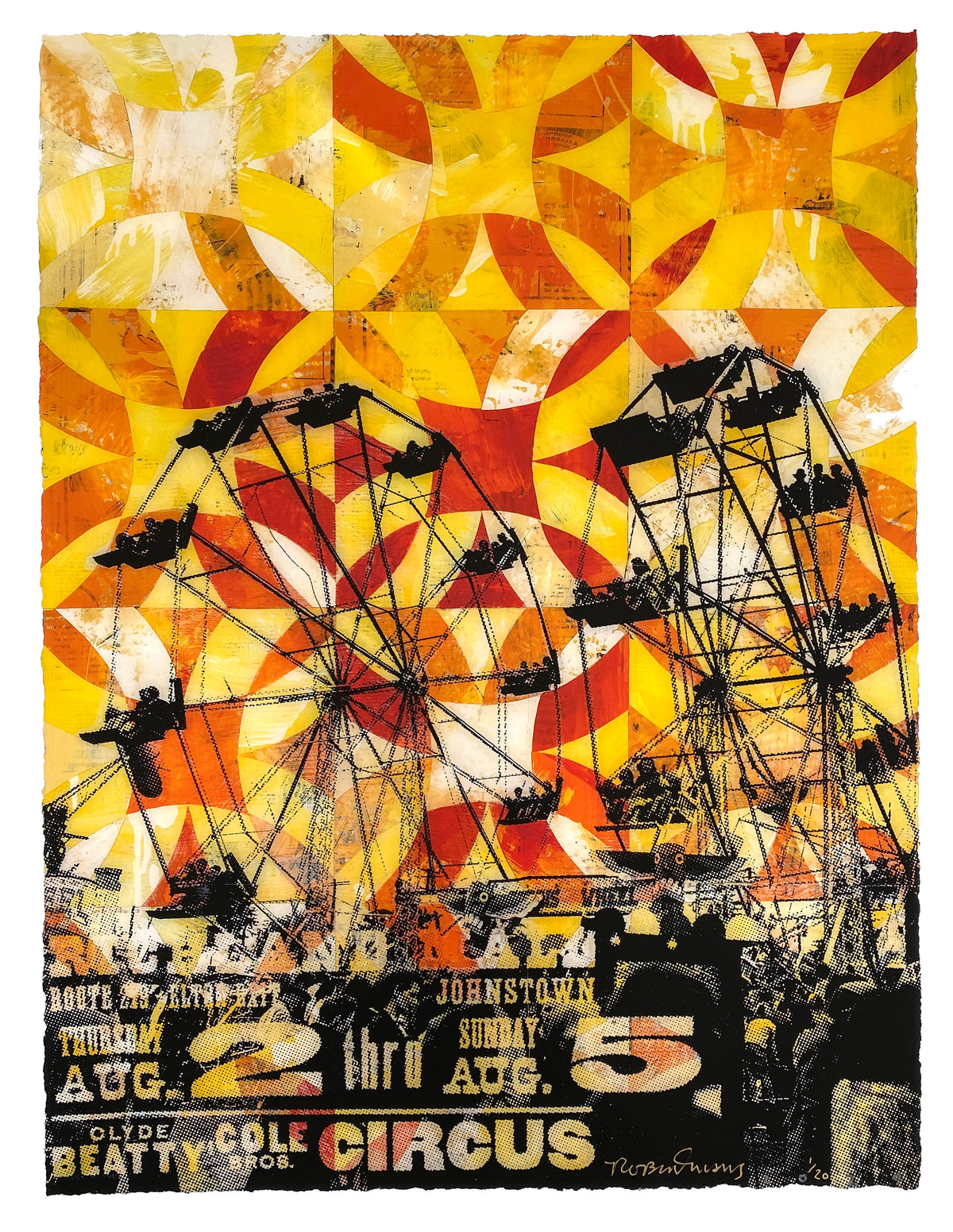 Robert Mars &quot;Follow You Down&quot; - Standard Edition of 20 - 18 x 24&quot;