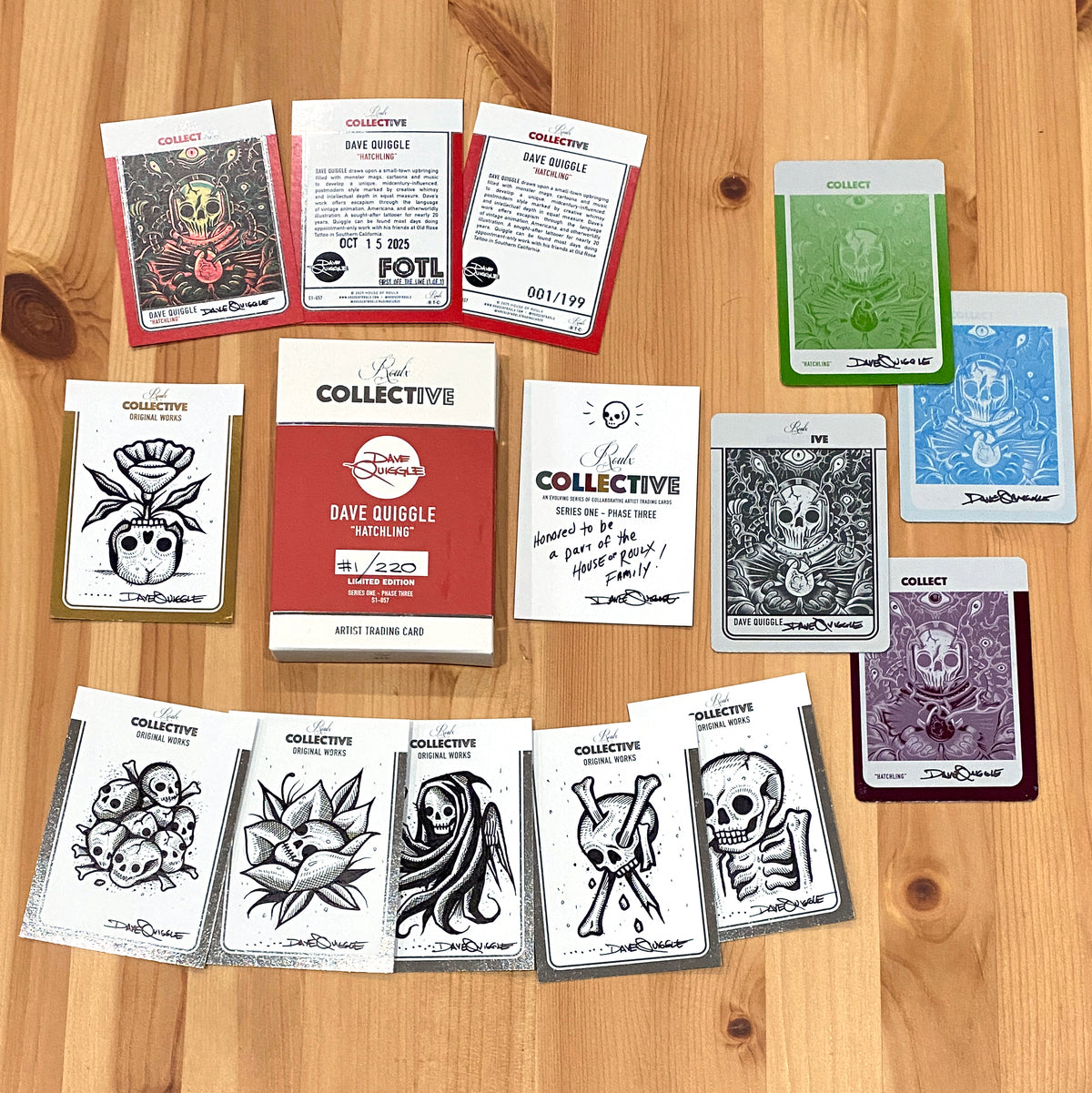 DAVE QUIGGLE "HATCHLING" S1-057 COLLECTIVE Trading Card