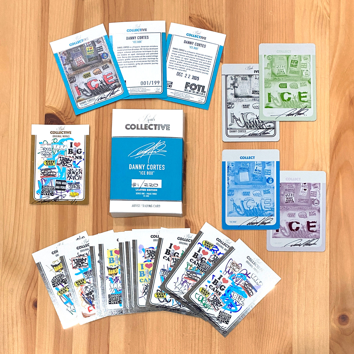 DANNY CORTES "ICE BOX" S1-053 COLLECTIVE Trading Card