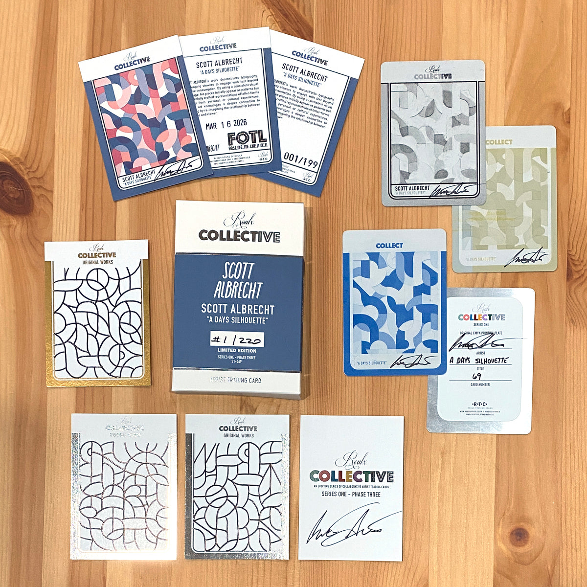 SCOTT ALBRECHT "A DAYS SILHOUETTE" S1-069 COLLECTIVE Trading Card