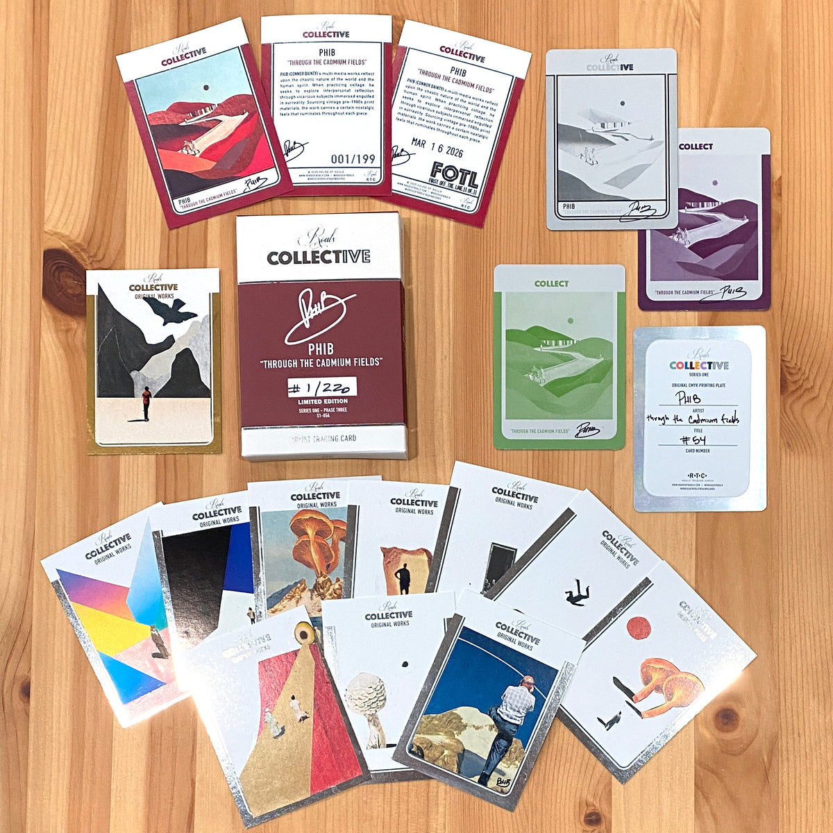 PHIB "THROUGH THE CADMIUM FIELDS" S1-054 COLLECTIVE Trading Card