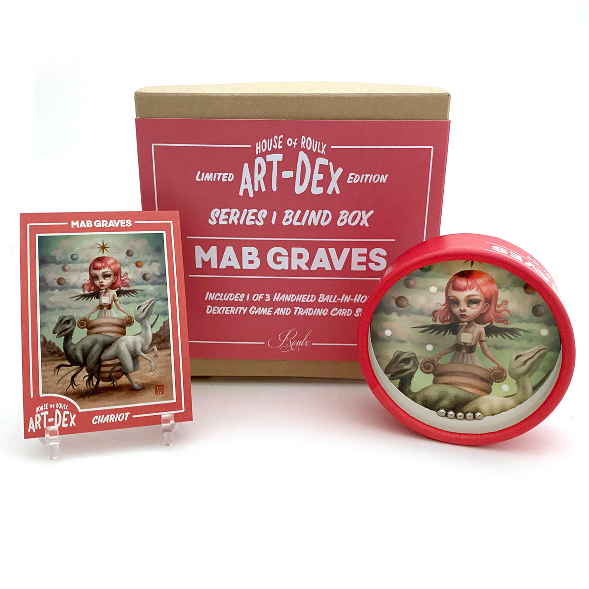 MAB GRAVES | ART-DEX DEXTERITY GAME & TRADING CARD BLIND BOX (S1-04 - S1-06)