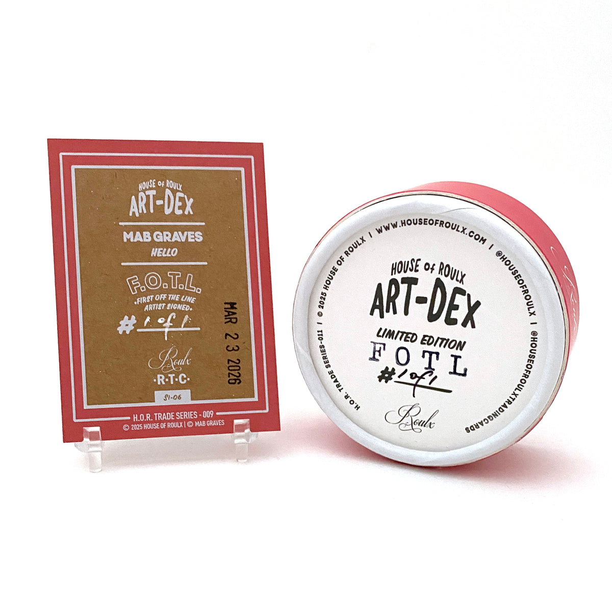 MAB GRAVES | ART-DEX DEXTERITY GAME & TRADING CARD BLIND BOX (S1-04 - S1-06)