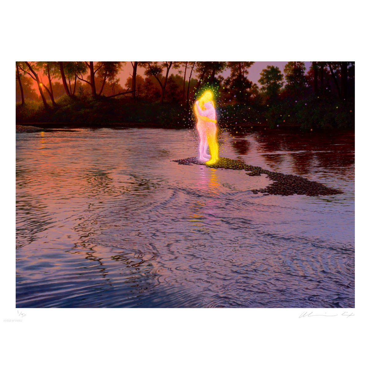 Adrian Cox &quot;The Lost Spectral Witnesses XX (Island)&quot; - Archival Print, Limited Edition of 50 - 18 x 24&quot;