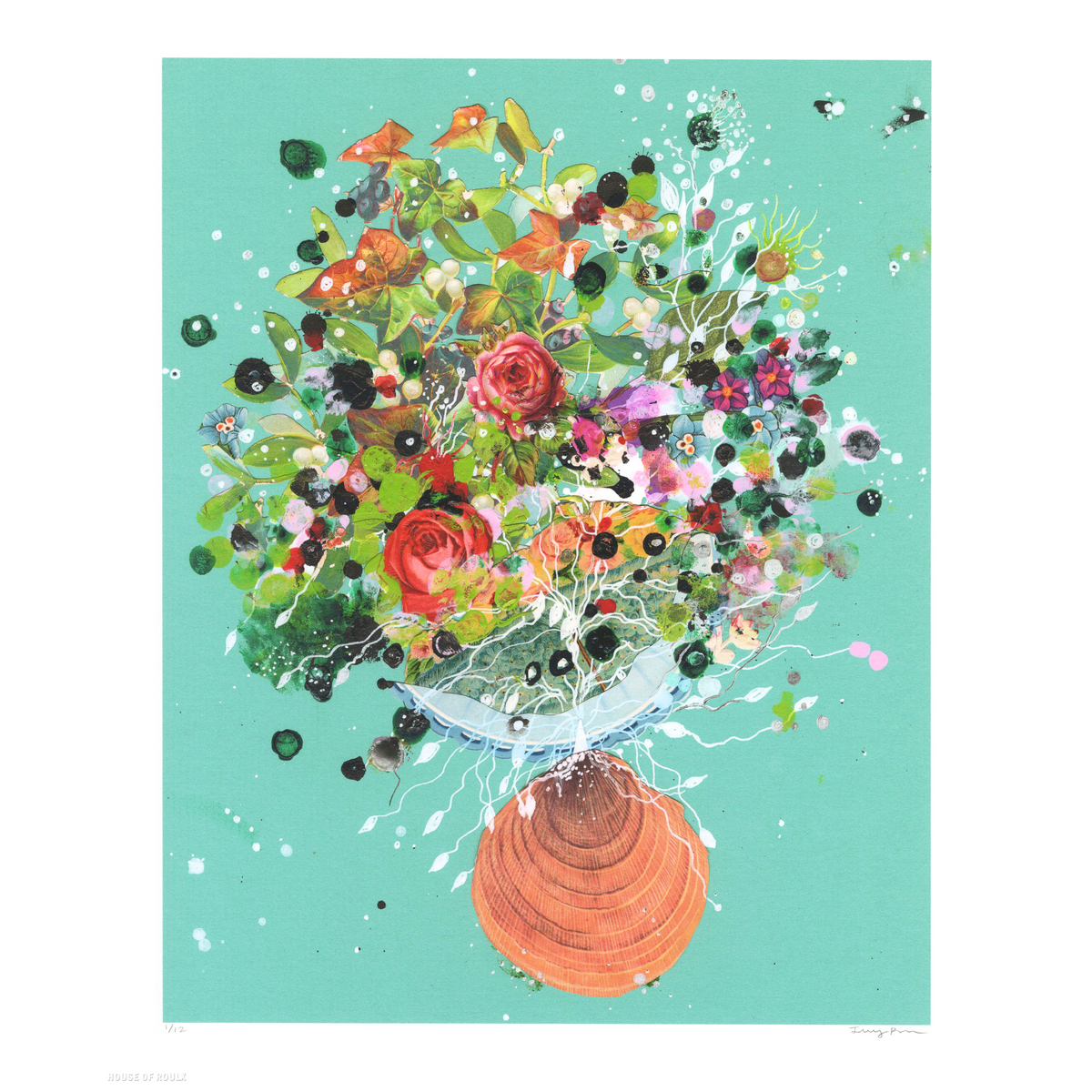Jenny Brown &quot;Kaleidoscope Blossom&quot; - Archival Print, Limited Edition of 12 - 14 x 17&quot;
