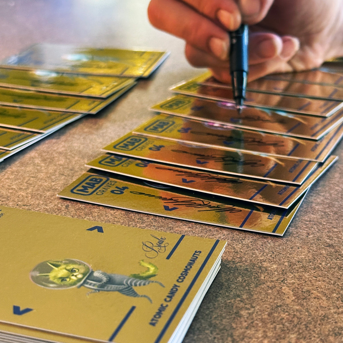 Mab Graves &quot;Atomic Candy Cosmonauts&quot; Artist Trading Cards - Factory Sealed 6-Box Hobby Case