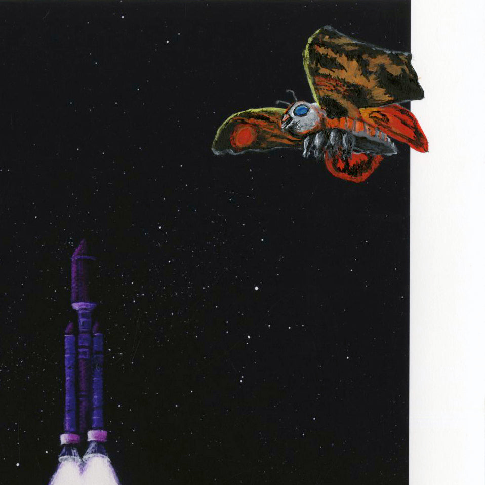 Alec Huxley &quot;The Starman&#39;s Dilemma&quot; - Hand-Embellished Edition #4/5 - 17 x 17&quot;