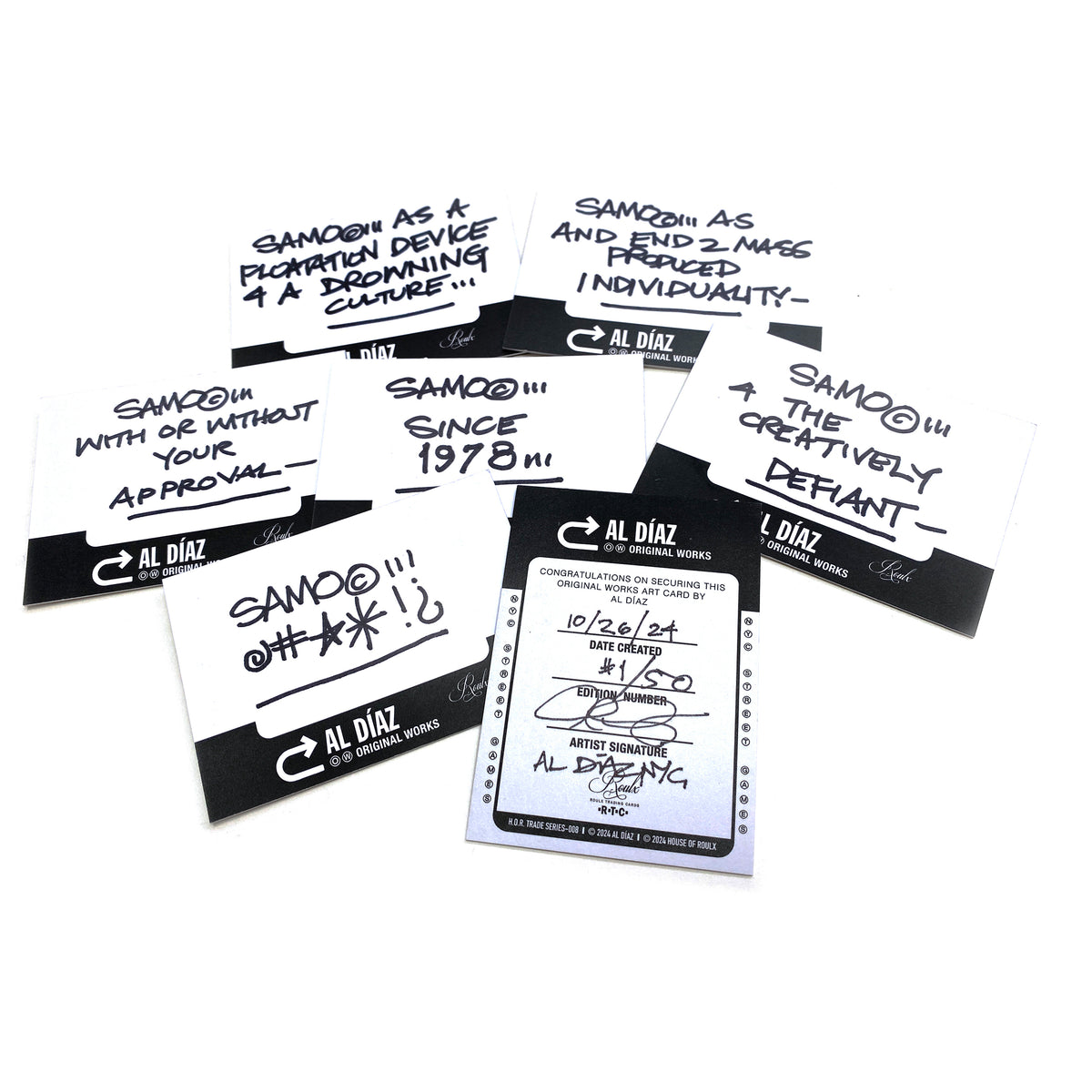 Al Diaz &quot;NYC STREET GAMES&quot; Artist Trading Cards Pack (4 Base Cards + 1 Sticker)