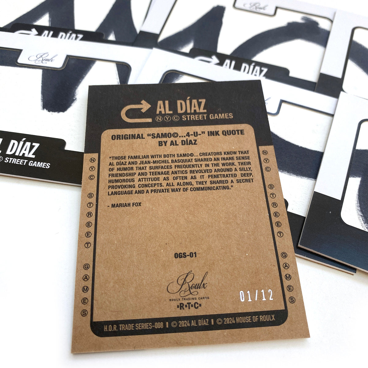 Al Diaz &quot;NYC STREET GAMES&quot; Artist Trading Cards Pack (4 Base Cards + 1 Sticker)
