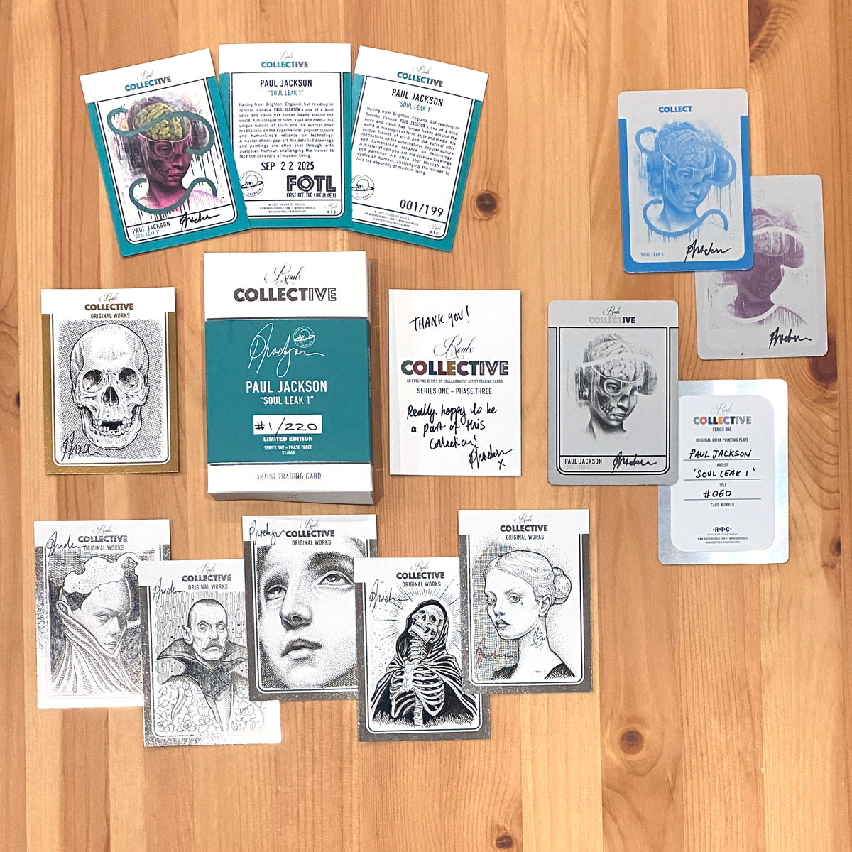 PAUL JACKSON "SOUL LEAK 1" S1-060 COLLECTIVE Trading Card