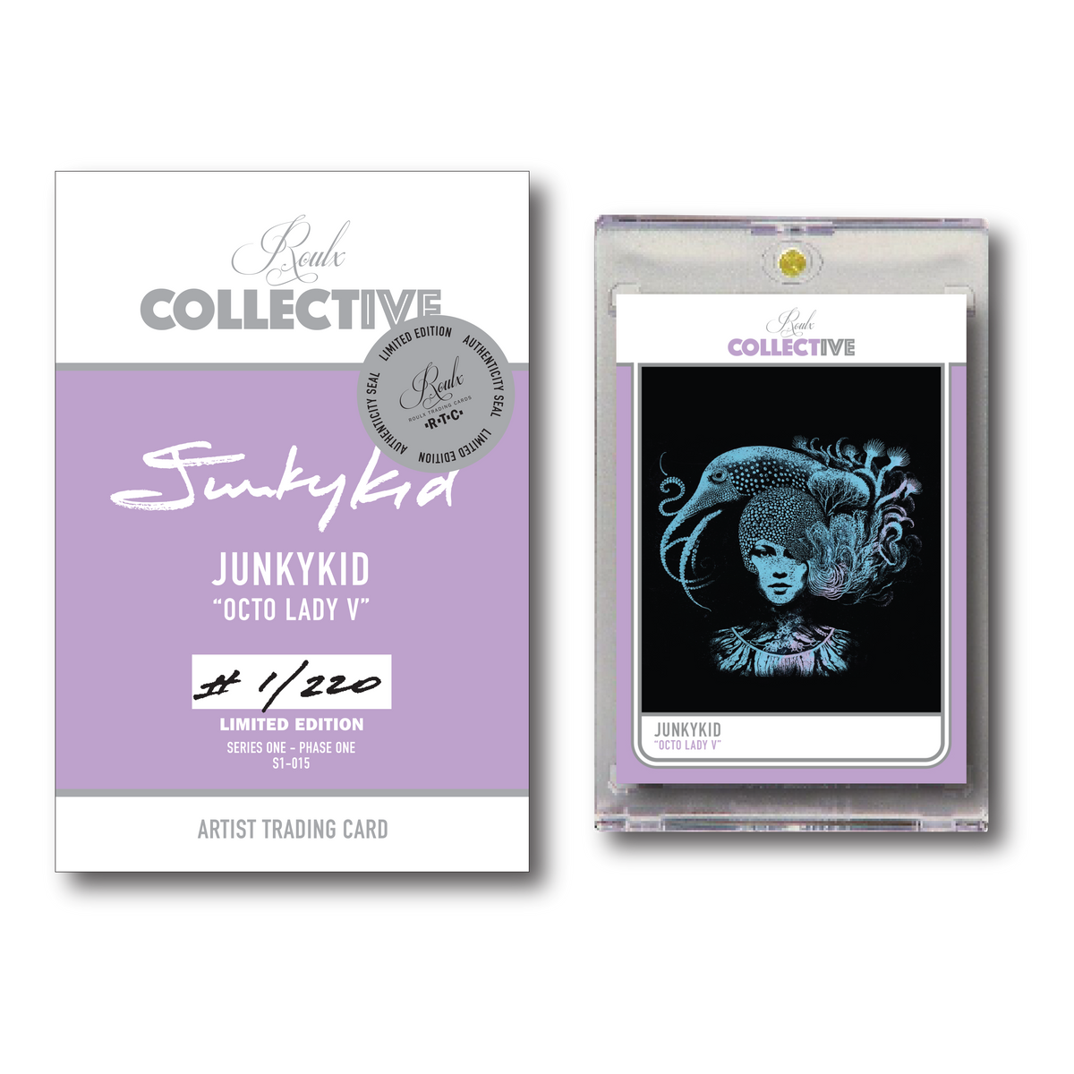 JunkyKid &quot;Octo Lady V&quot; S1-015 COLLECTIVE Trading Card