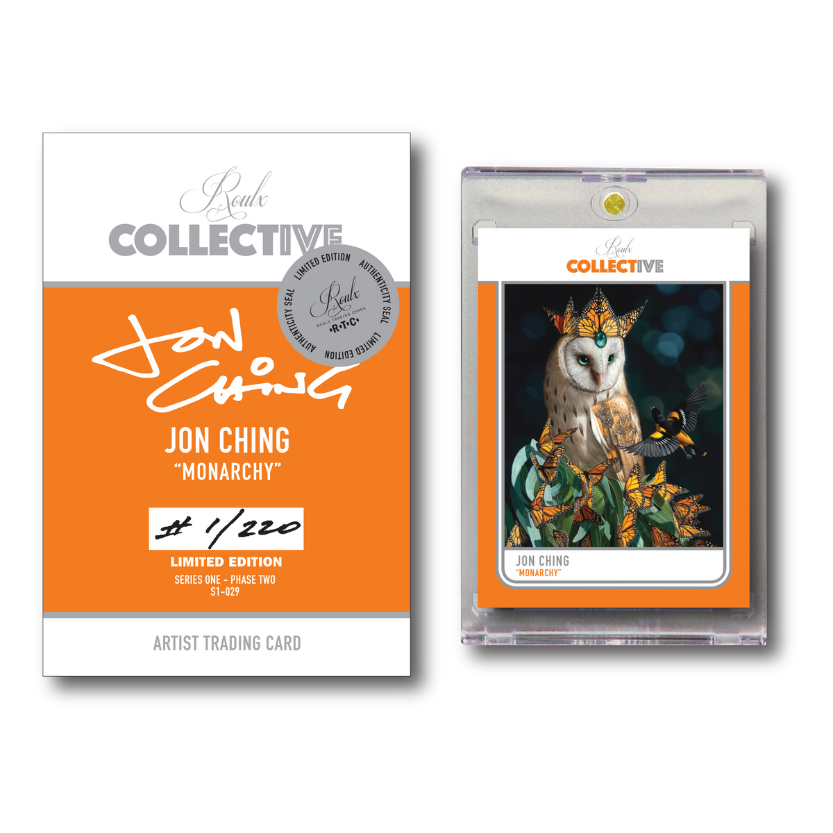 Jon Ching &quot;Monarchy&quot; S1-029 COLLECTIVE Trading Card