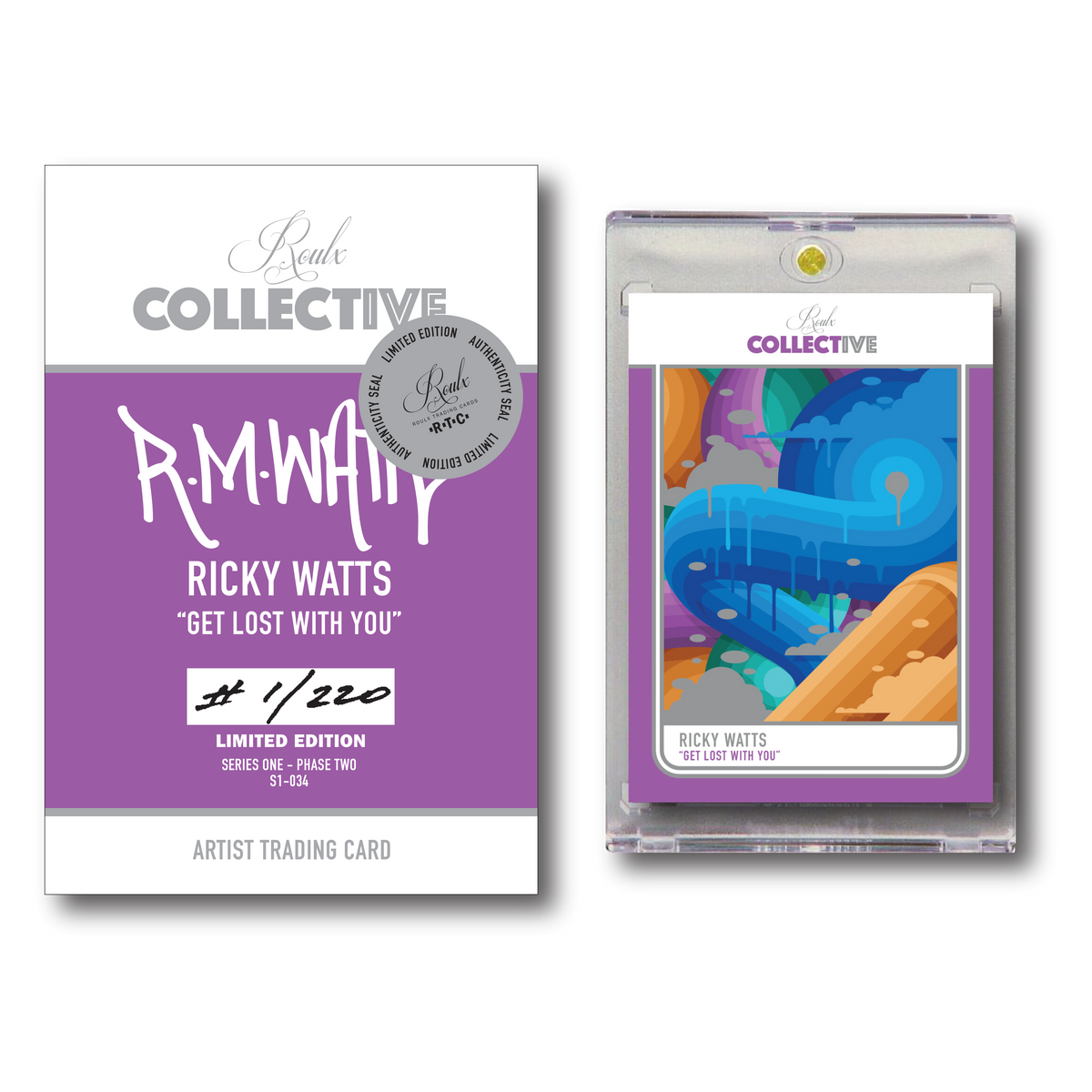Ricky Watts &quot;Get Lost With You&quot; S1-034 COLLECTIVE Trading Card