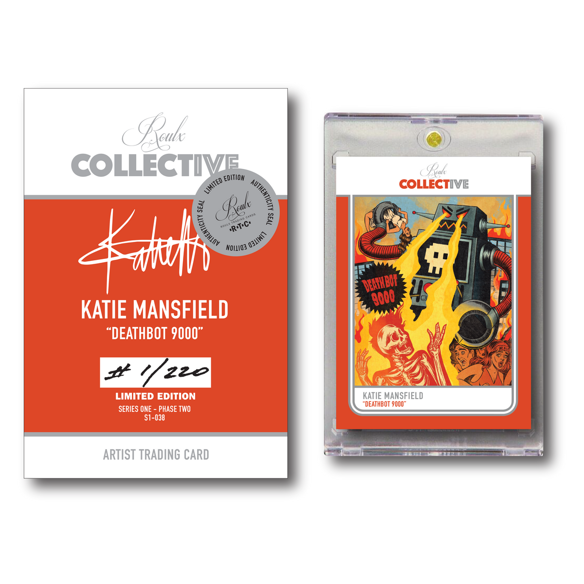 Katie Mansfield &quot;DeathBot 9000&quot; S1-038 COLLECTIVE Trading Card