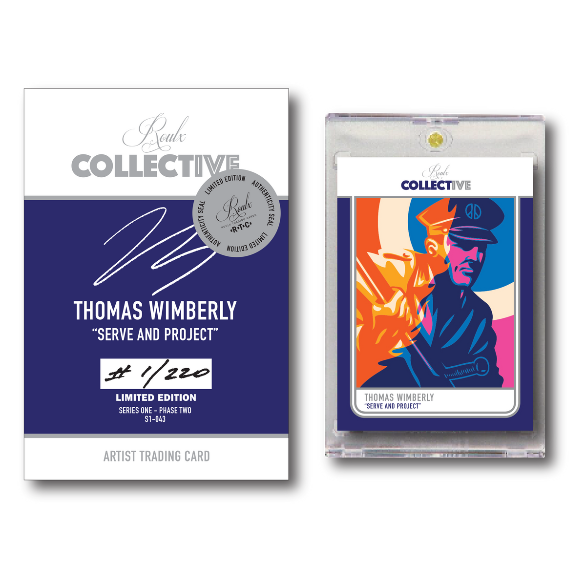 Thomas Wimberly &quot;Serve and Project&quot; S1-043 COLLECTIVE Trading Card