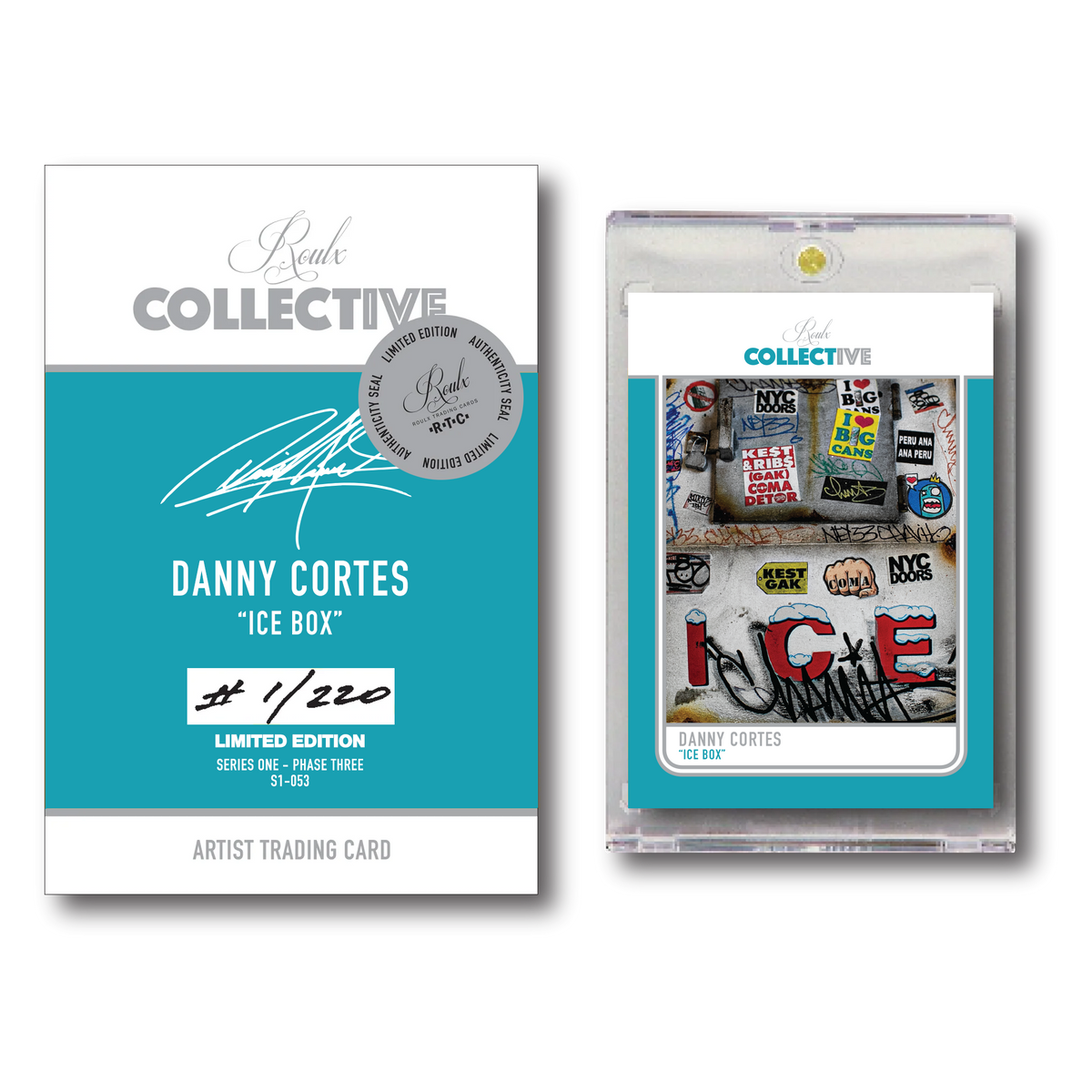 DANNY CORTES "ICE BOX" S1-053 COLLECTIVE Trading Card