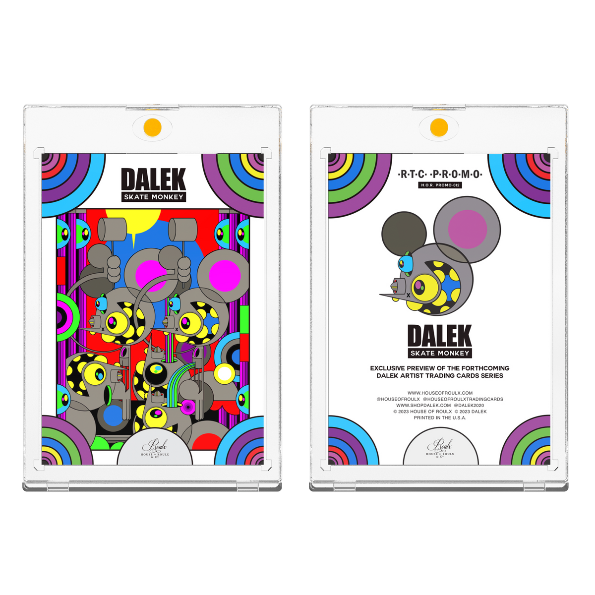 DALEK &quot;SKATE MONKEY&quot; - 12 Color Screen Printed Edition of 75 - 18 x 24&quot;