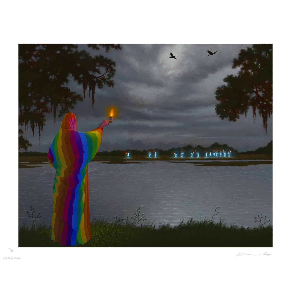 Adrian Cox "Spectral Procession" - Archival Print, Limited Edition of 35 - 16 x 20"