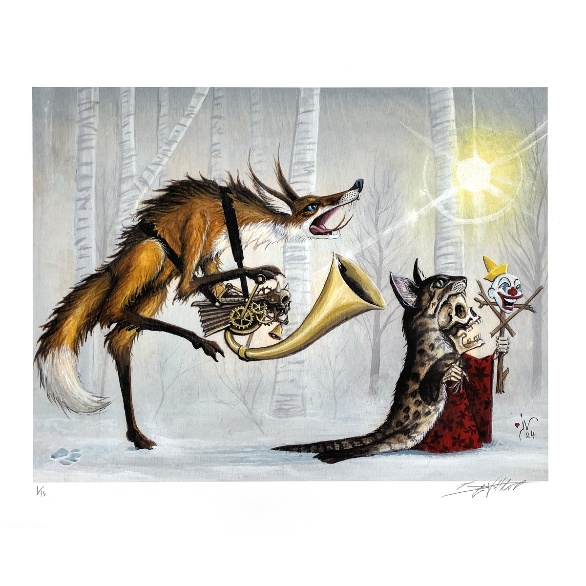 Joe Vollan - "Even An Out of Tune Demonophone Will Work For This Particular Ritual" - Archival Print, Limited Edition of 15 - 14 x 17"