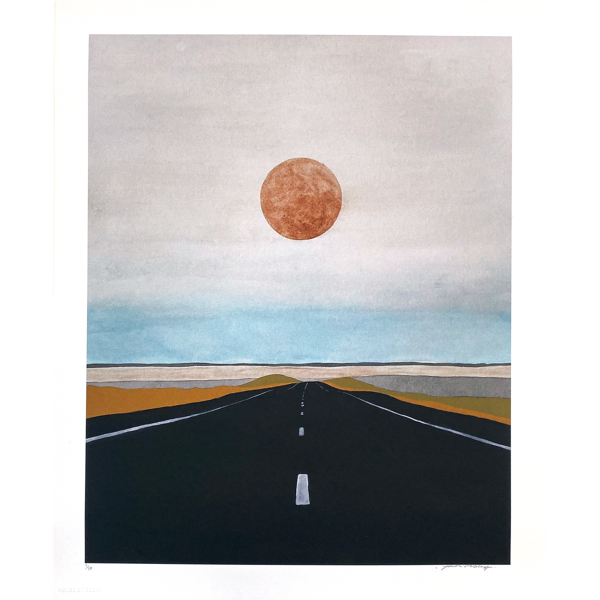 James McClung &quot;The Road is Always Open&quot; - Archival Print, Limited Edition of 10 - 14 x 17&quot;