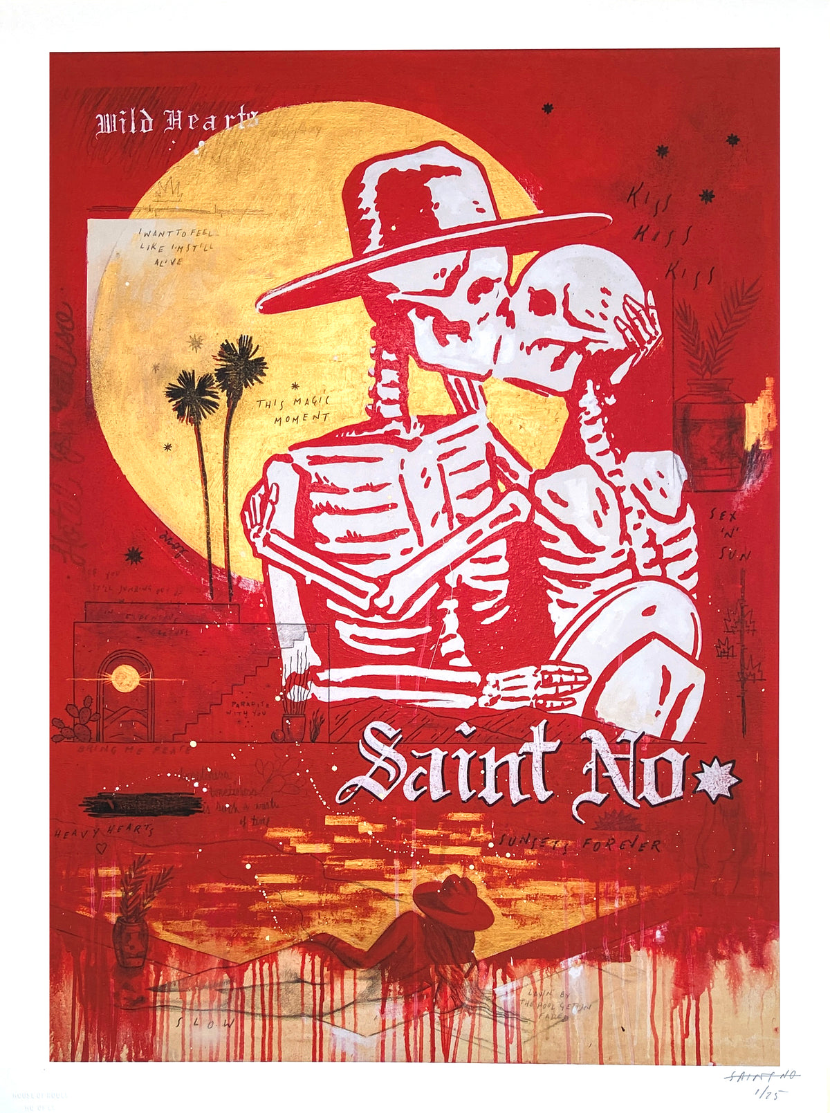 SAINT NO "This Magic Moment" - Archival Print, Limited Edition of 25 - 18 x 24"