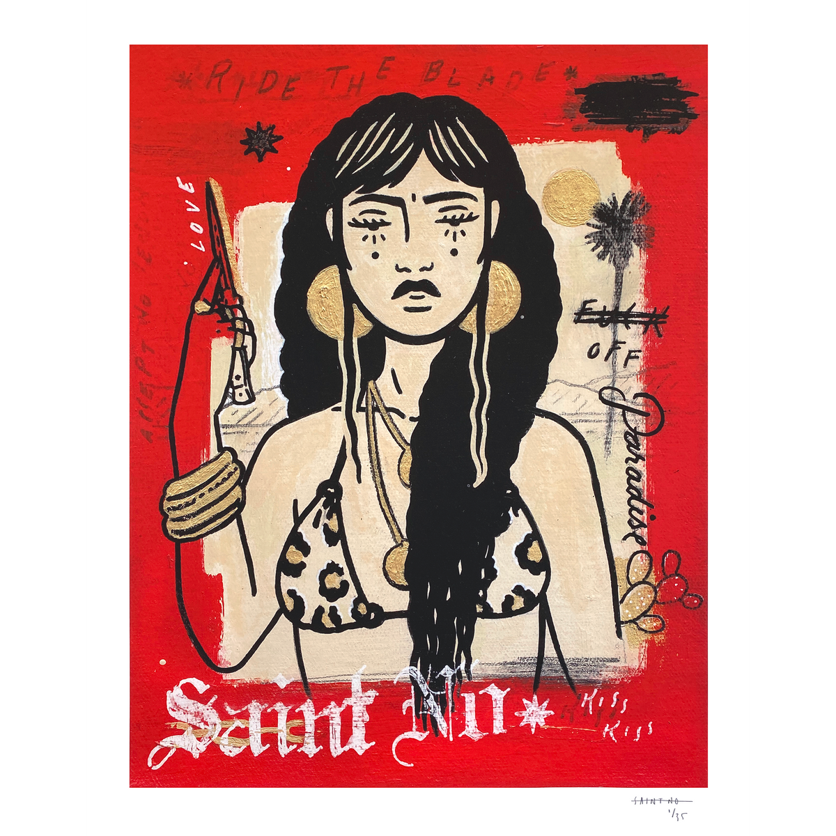 SAINT NO &quot;To Dance Another Day&quot; - Archival Print, Limited Edition of 35 - 16 x 20&quot;
