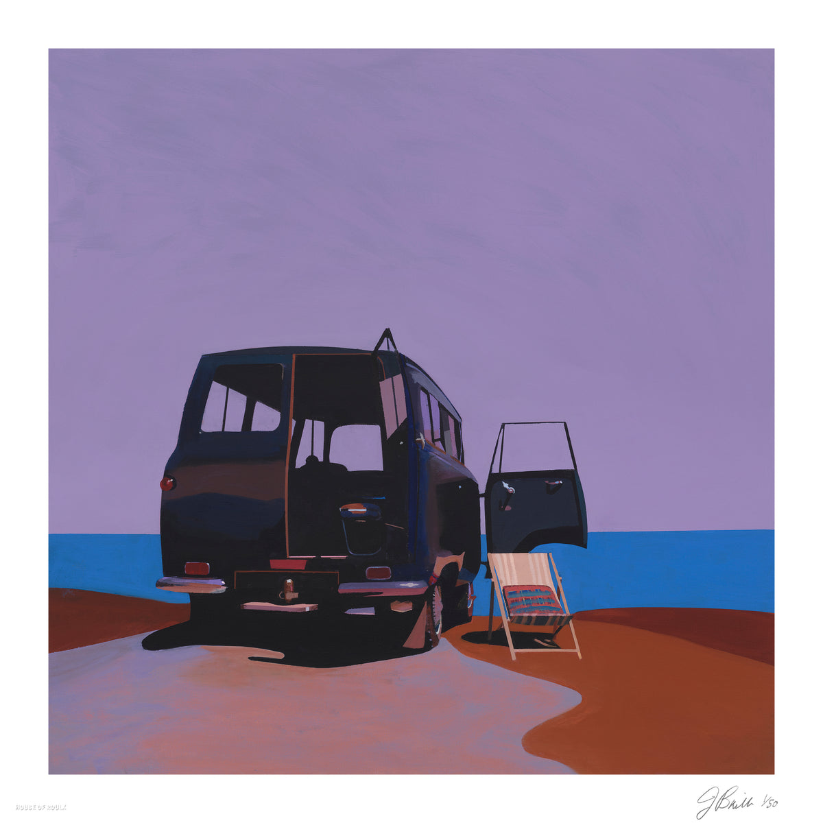 Jessica Brilli &quot;Caravan&quot; - Archival Print, Limited Edition of 50 - 17 x 17&quot;