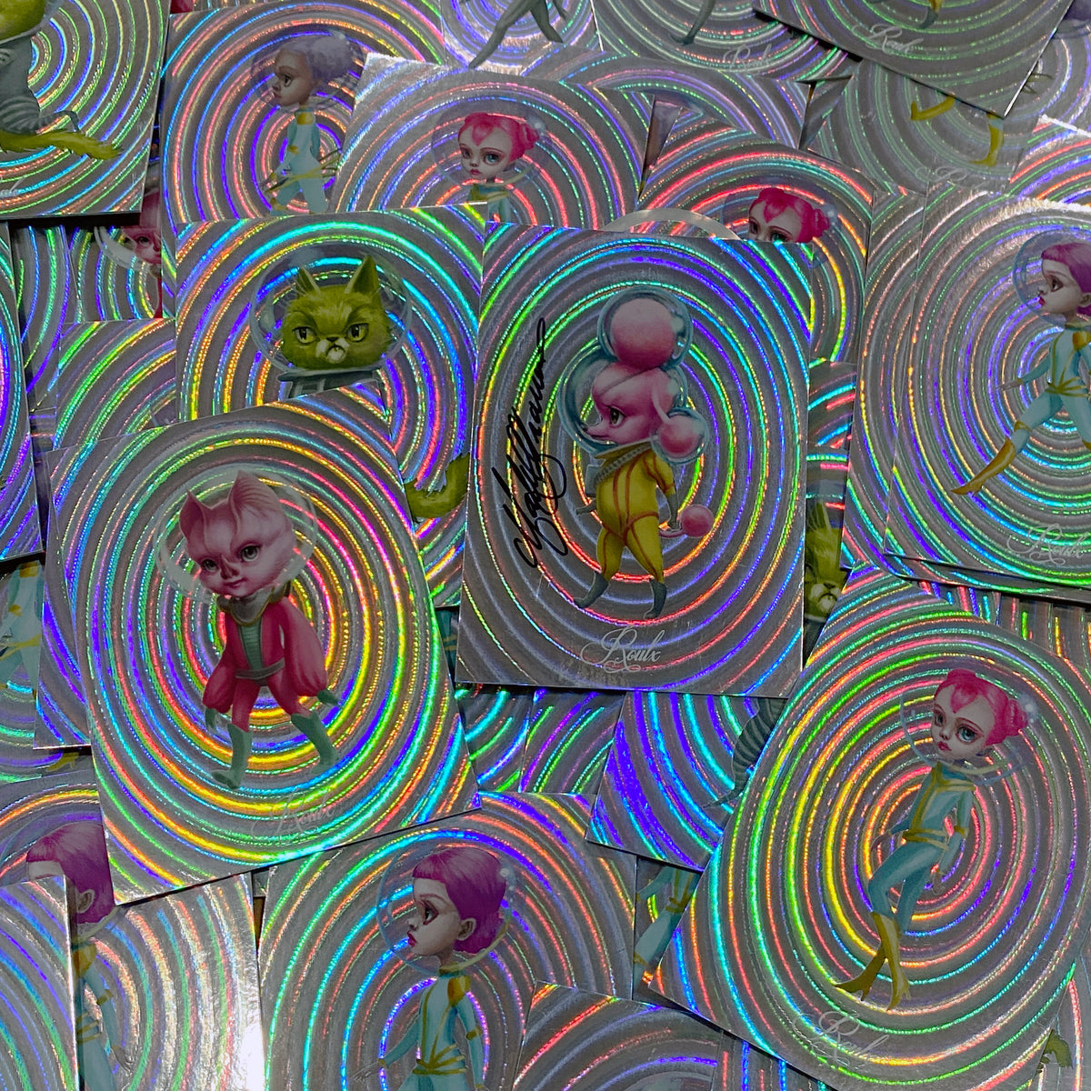 Mab Graves &quot;Atomic Candy Cosmonauts&quot; Artist Trading Cards - Factory Sealed 6-Box Hobby Case