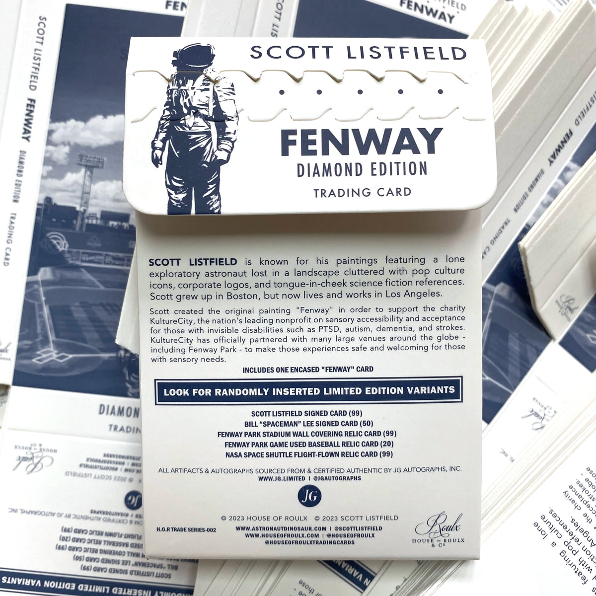 Scott Listfield &quot;Fenway&quot; Diamond Edition Trading Card