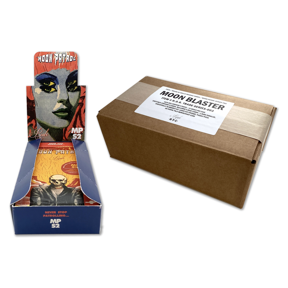 Moon Patrol - Artist Trading Cards Series Two - Factory Sealed 12-Box "Moon Blaster" Case