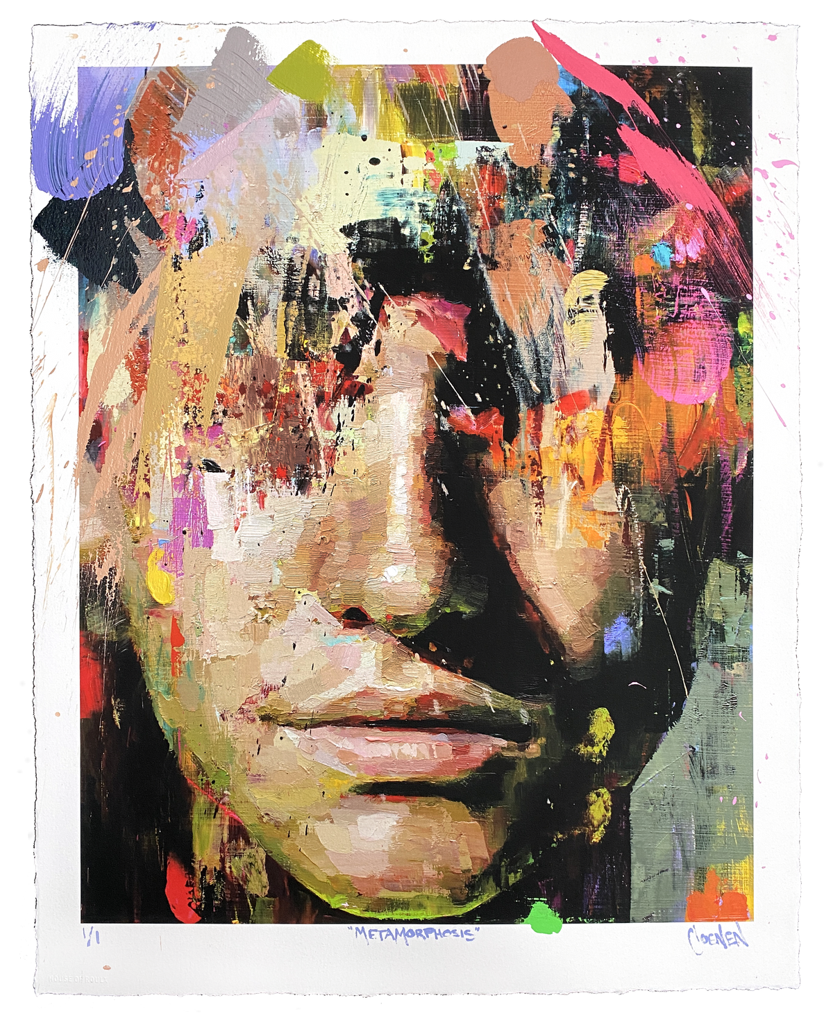 Danielle Coenen "Metamorphosis" - Hand-Embellished Deluxe 1 of 1 Print - 16 x 20"