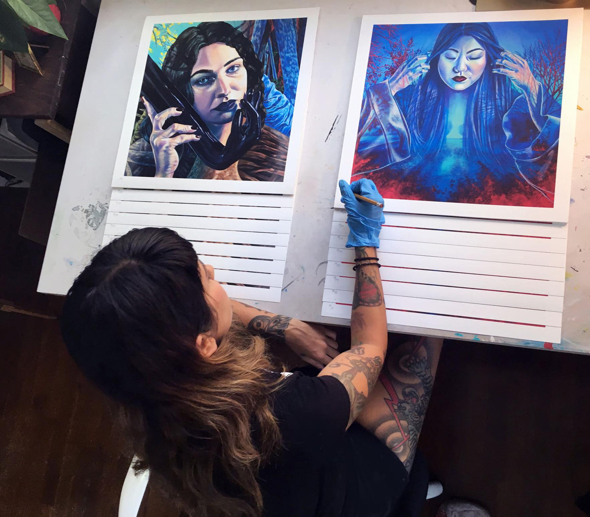 Nicole Salgar &quot;The Calling&quot; - Archival Print, Limited Edition of 12 - 17 x 17&quot;